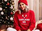 Personalised Lapland UK Reindeer Family Sweatshirt