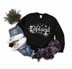 Personalised Lapland Stocking Family Sweatshirt