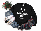 Personalised Lapland UK Reindeer Family Sweatshirt