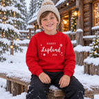 Personalised Lapland Snowflake Family Sweatshirt