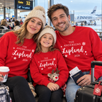 Personalised Lapland Snowflake Family Sweatshirt
