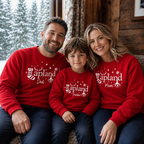Personalised Lapland Stocking Family Sweatshirt