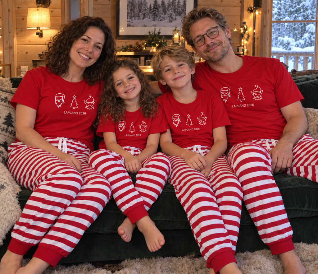 Lapland Santa & Elf Pyjama Set – Mix & Match Cuffed Bottoms