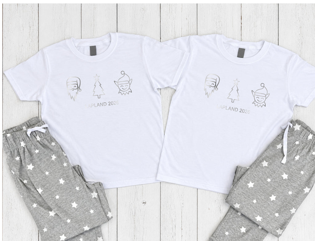 Lapland Santa & Elf Pyjama Set – Mix & Match Cuffed Bottoms
