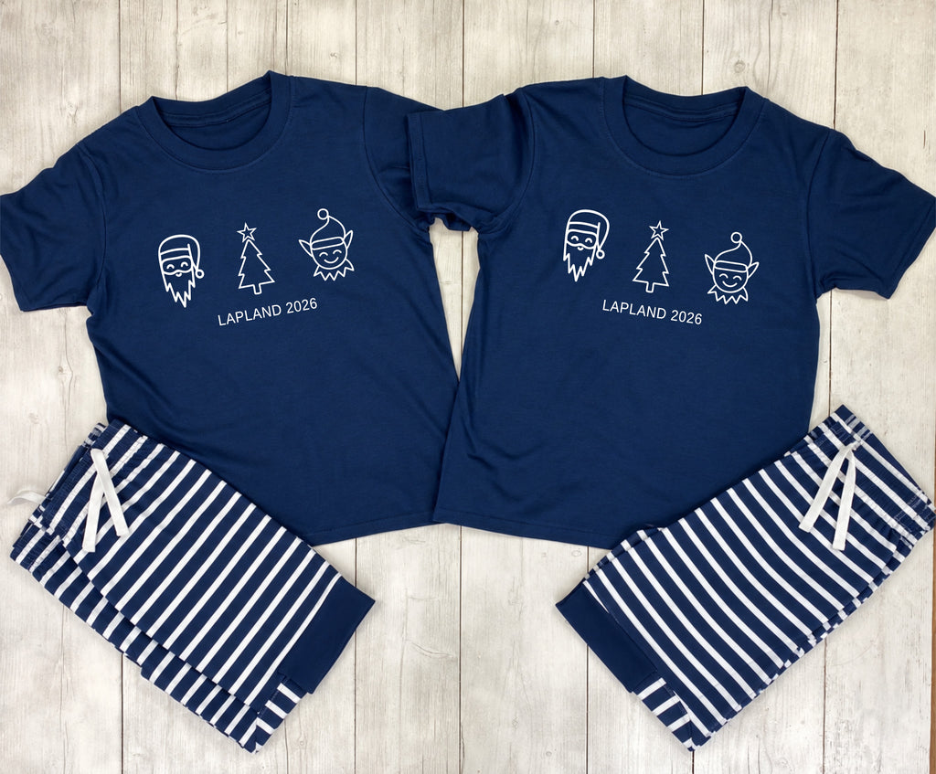Lapland Santa & Elf Pyjama Set – Mix & Match Cuffed Bottoms