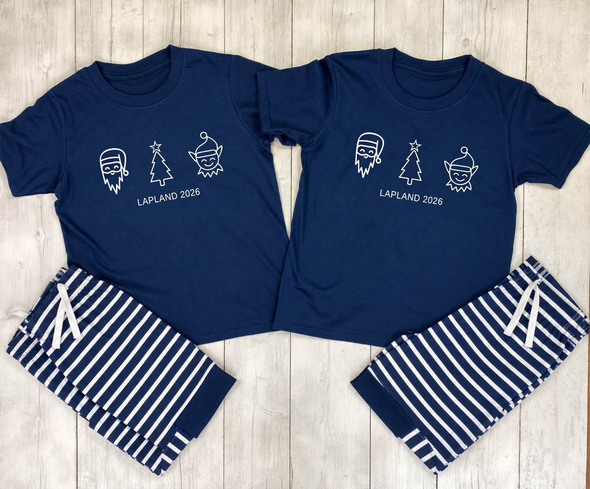 Lapland Santa & Elf Pyjama Set – Mix & Match Cuffed Bottoms