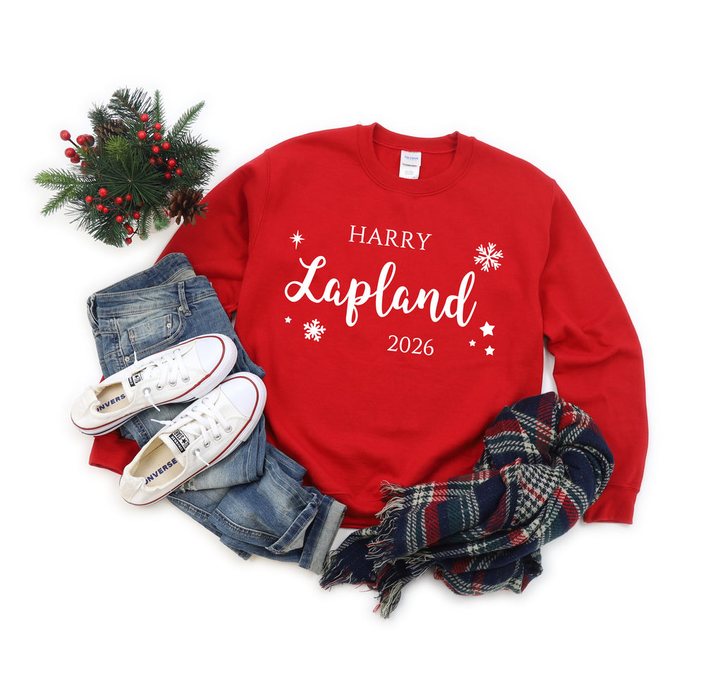 Personalised Lapland Snowflake Family Sweatshirt