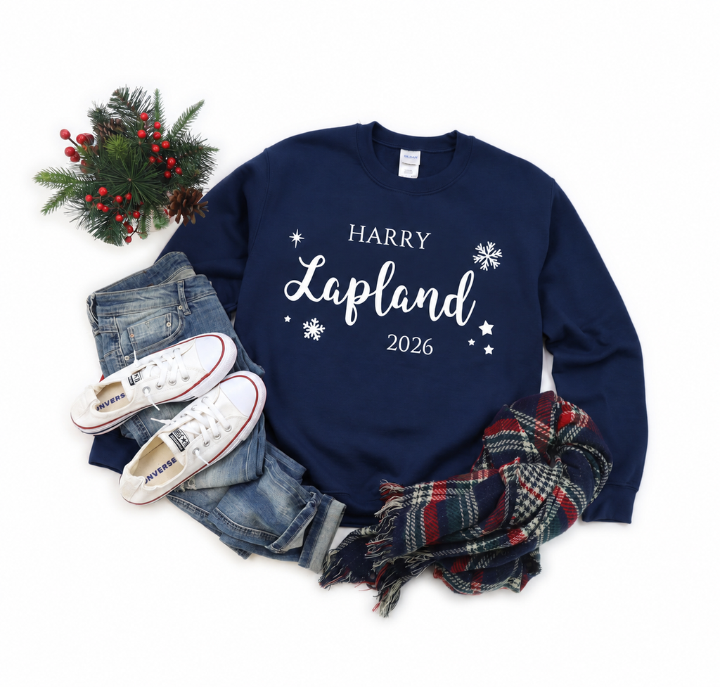 Personalised Lapland Snowflake Family Sweatshirt