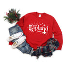 Personalised Lapland Stocking Family Sweatshirt