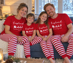 Personalised Lapland Santa Sleigh Pyjama Set – Mix & Match Cuffed Bottoms