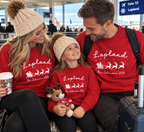 Personalised Lapland Santa Sleigh Family Sweatshirt