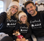 Personalised Lapland Santa Sleigh Family Sweatshirt