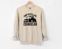 Load image into Gallery viewer, Halloween Sweatshirt, Jason Voorshees Camp Crystal Lake Friday 13th Horror Movie Knife Hoodie Sweater Jumper, Halloween Costume