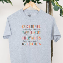 Load image into Gallery viewer, Autumn T-Shirt, Fall T-Shirt, Winter T-Shirt, Bonfire night T-Shirt, Autumn Sweatshirt, Autumn Hoodie, Autumn Sweater, Autumn Leaves