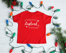 Load image into Gallery viewer, Personalised Childrens and Adults Lapland Hoodie, Lapland Trip, Various Colour Options, Lapland Sweater, Lapland Shirt, Lapland Hoodie