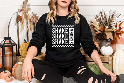 Shake Shake Shake Senora Beetlejuice Sweatshirt, Horror Sweatshirt, Horror Movie Sweater, Halloween Sweater Hoodie or T-Shirt, Horror Gift