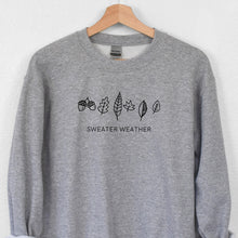 Load image into Gallery viewer, Sweater Weather Autumn Jumper, Autumn Sweater, Autumn Sweatshirt, Fall Sweater,Winter Sweater,Autumn Leaves Sweatshirt,Autumn Hoodie T-Shirt