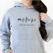 Load image into Gallery viewer, Sweater Weather Autumn Jumper, Autumn Sweater, Autumn Sweatshirt, Fall Sweater,Winter Sweater,Autumn Leaves Sweatshirt,Autumn Hoodie T-Shirt