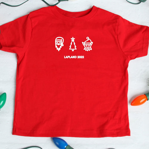 Personalised Childrens and Adults Lapland T-Shirt, Various Colour Options, Lapland Sweaters, Lapland Trip, Lapland Hoodie, Lapland Clothing