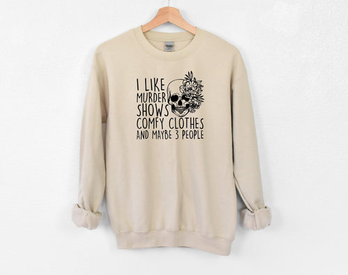True Crime Sweatshirt,Murder Shows and Comfy Clothes