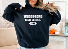 Load image into Gallery viewer, Scary Movie Shirt,Woodsboro High Class of 96 TShirt Sweatshirt or Hoodie,Ghostface Sweater,Scream Jumper,Autumn Sweatshirt,Halloween Costume
