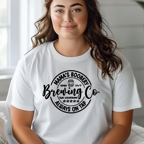 Mamas Boobery T-Shirt, Breastfeeding Shirt Sweater or Hoodie, Various Colours Mum To Be Shirt, Milk Maker New Mum Gift, Funny Mama Shirt
