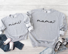 Load image into Gallery viewer, Mama and Mini Matching, New Mum Gift, Mother&#39;s Day Gift, Various Colours &amp; Styles Tee T-Shirt Sweatshirt or Hoodie,Mama Sweatshirt, Mama Tee