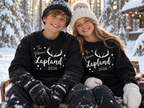 Personalised Lapland Antlers Family Sweatshirt